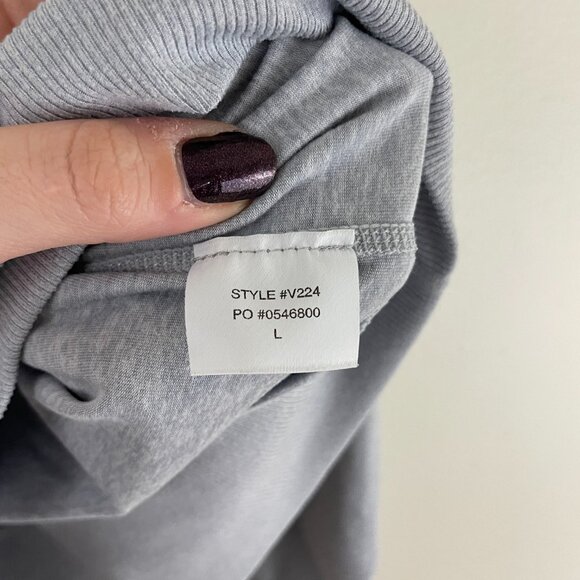 Vuori Dreamknit Ponto Performance Crew Shirt in Light Grey Men's Size Large - Picture 4 of 5